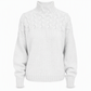 🛍️Új érkezők - Casual egyszínű garbó kötött pulóver