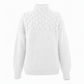 🛍️Új érkezők - Casual egyszínű garbó kötött pulóver