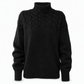 🛍️Új érkezők - Casual egyszínű garbó kötött pulóver