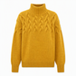 🛍️Új érkezők - Casual egyszínű garbó kötött pulóver