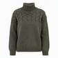 🛍️Új érkezők - Casual egyszínű garbó kötött pulóver