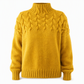 🛍️Új érkezők - Casual egyszínű garbó kötött pulóver