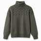 🛍️Új érkezők - Casual egyszínű garbó kötött pulóver