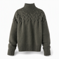 🛍️Új érkezők - Casual egyszínű garbó kötött pulóver