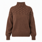 🛍️Új érkezők - Casual egyszínű garbó kötött pulóver