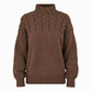🛍️Új érkezők - Casual egyszínű garbó kötött pulóver