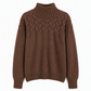 🛍️Új érkezők - Casual egyszínű garbó kötött pulóver