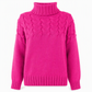 🛍️Új érkezők - Casual egyszínű garbó kötött pulóver