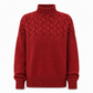 🛍️Új érkezők - Casual egyszínű garbó kötött pulóver