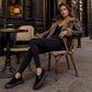 Női meleg béléssel ellátott slip-on cipők