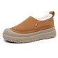 Női meleg béléssel ellátott slip-on cipők