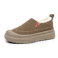 Női meleg béléssel ellátott slip-on cipők