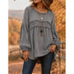 🛍️👚Új érkezők - Női bő szabású rojtos szélű felső