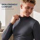 Férfi slim fit garbó felső