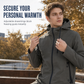 Férfi kapucnis slim fit szélkabát