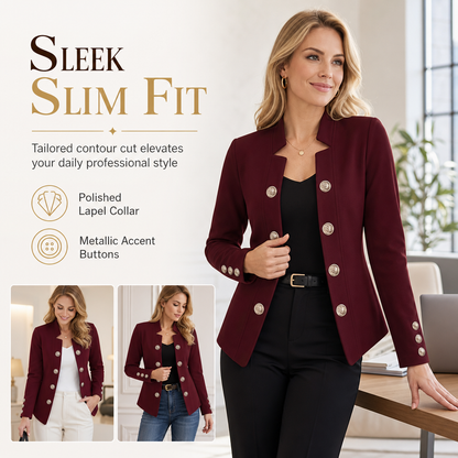 Női állógalléros slim fit blézer