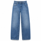 👖 Vintage mosás, laza egyenes szabás | Női magas derekú farmernadrág