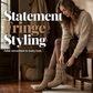Női alkalmi slouchy mid-calf csizma