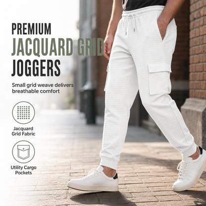 Férfi alkalmi cargo jogger nadrág