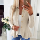 Női elegáns fodros peplum blézer