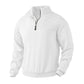 Férfi Casual Jacquard Félcipzáras Pulóver