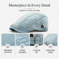 Uniszex Vintage Kopott Beret Lapos Sapka