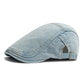 Uniszex Vintage Kopott Beret Lapos Sapka