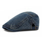 Uniszex Vintage Kopott Beret Lapos Sapka