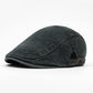 Uniszex Vintage Kopott Beret Lapos Sapka