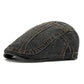 Uniszex Vintage Kopott Beret Lapos Sapka