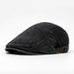 Uniszex Vintage Kopott Beret Lapos Sapka