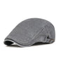 Uniszex Vintage Kopott Beret Lapos Sapka