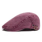 Uniszex Vintage Kopott Beret Lapos Sapka