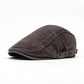 Uniszex Vintage Kopott Beret Lapos Sapka