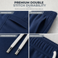 Férfi bő szabású, húzózsinóros, alkalmi melegítőnadrág