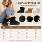 Női platform mid-calf hócsizma