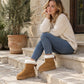 Női platform mid-calf hócsizma