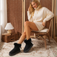 Női platform mid-calf hócsizma