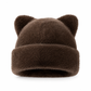 🐱Női bolyhos műműszőrme sapka aranyos medvefülekkel meleg téli hideg időjárásra húzható sapka🧢
