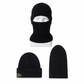 Férfi meleg kötött balaclava sapka szélálló téli beanie sapka és hideg időjárás elleni arcmaszk kapucni