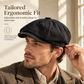 Vintage brit stílusú newsboy sapka férfiaknak és nőknek, klasszikus alkalmi lapos sapka, nyolcszögletű barett
