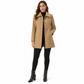 Női elegáns középhosszú kockás trenchcoat Sokoldalú őszi téli