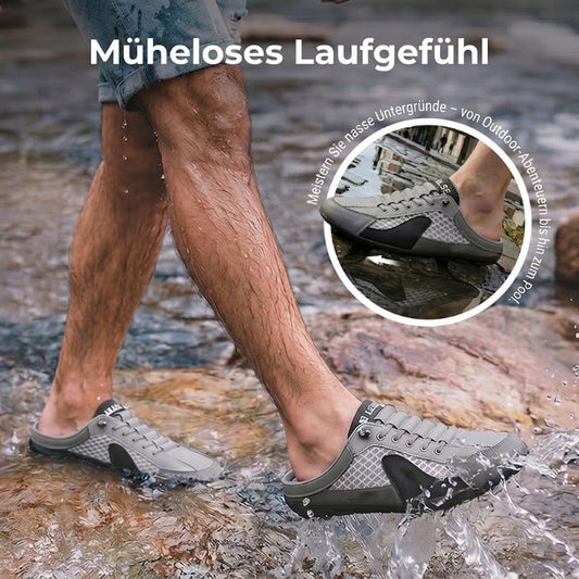 Légáteresztő mesh papucs férfiaknak